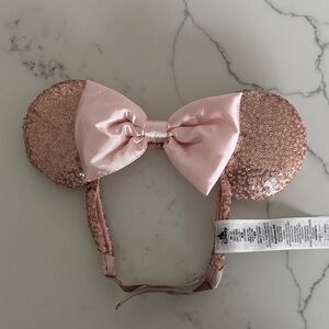 Disney Rose Gold Sequin Headband for Baby or Toddler